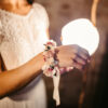 Pulsera con hortensias