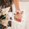 Pulsera con hortensias