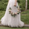 hoop bouquet con flores preservadas 1