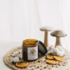 vela caneela y naranja