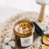 vela canela y naranja