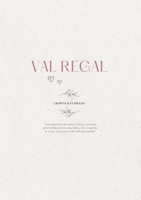 Vale regalo Talleres Creativos