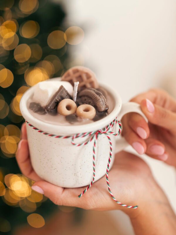 Vela brownie y avellanas