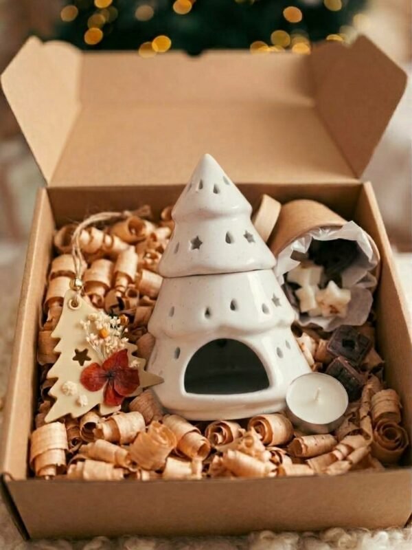 Pack Navideño Quemador, wax melts y ambientador