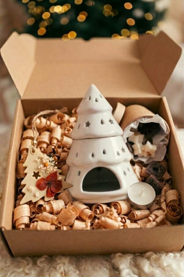 Pack Navideño Quemador, wax melts y ambientador